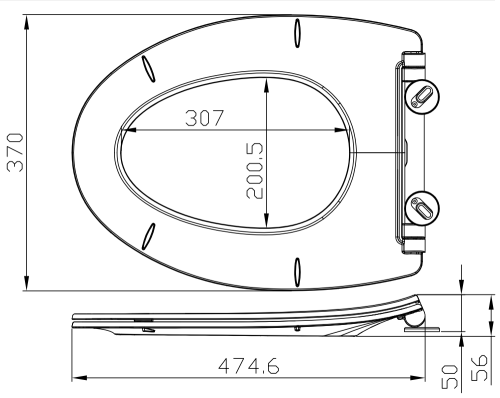 Крышка сиденье Arrow PG015-ZPA - фото 5